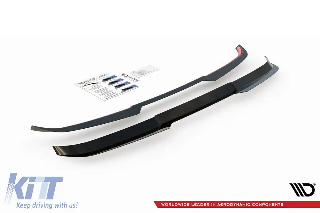Spoiler potrivit pentru Audi Q5 2012-2017, tip SQ5 Maxton Design, lac negru-image-6235924