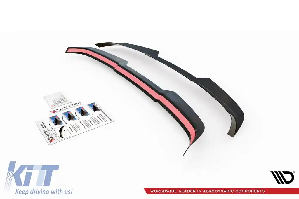 Spoiler potrivit pentru Audi Q5 2012-2017, tip SQ5 Maxton Design, lac negru-image-6235925
