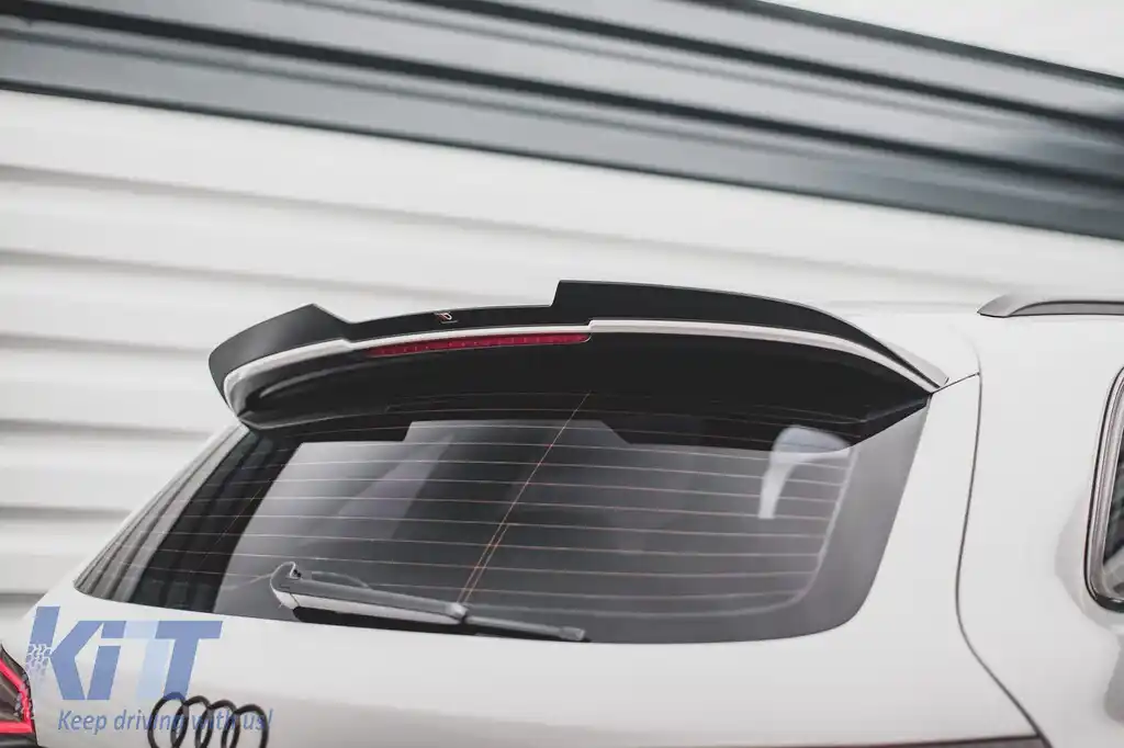 Spoiler potrivit pentru Audi Q5 2012-2017, tip SQ5 Maxton Design, lac negru-image-6235927