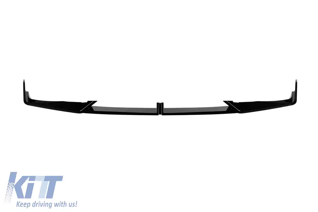 Spoiler potrivit pentru bara de protecție frontală M a BMW X4 G02 2021-2024, lac negru