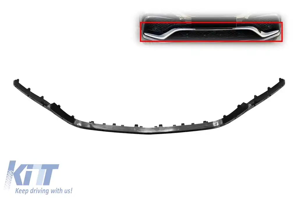 Spoiler potrivit pentru bara de protecție frontală A Design pe Mercedes GLE W166 2015-2019