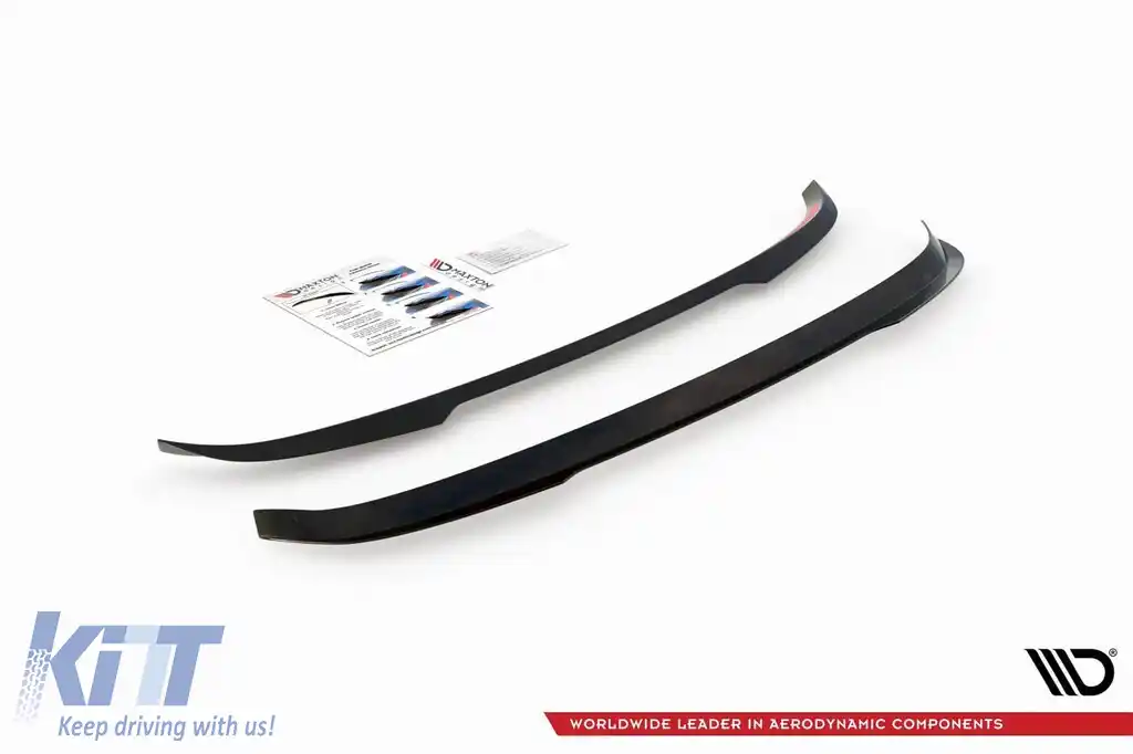 Spoiler potrivit pentru Maxton Design tip M pentru BMW Seria 3 G21 Touring după 2018, lac negru