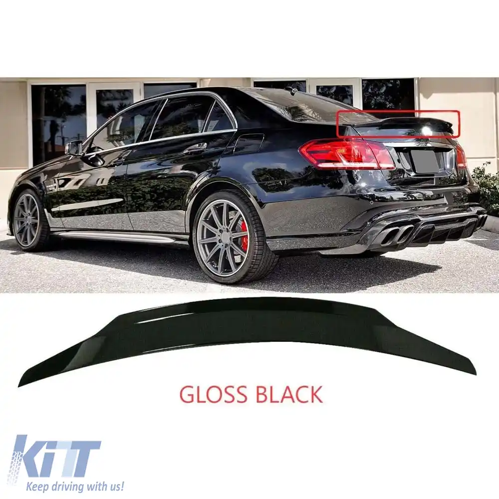 image-5-Spoiler PSM Piano Negru ABS pentru W212 Sedan / 2009-2016