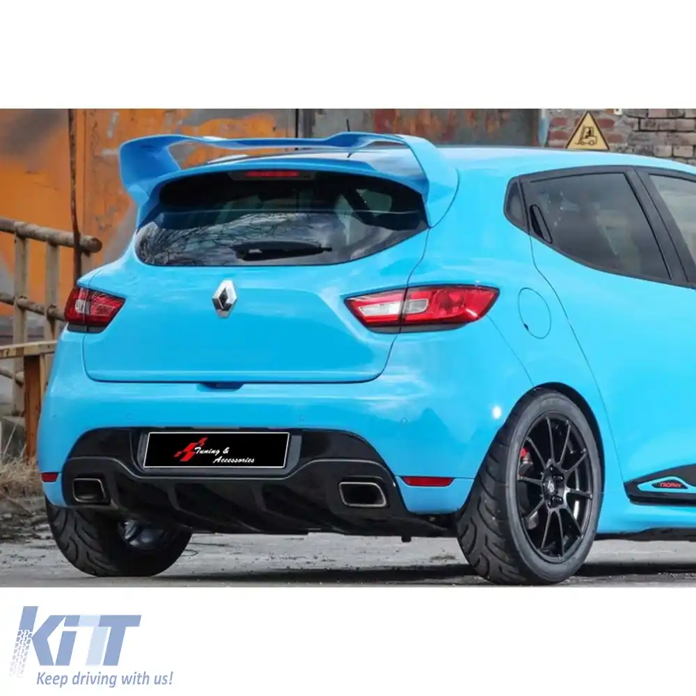 image-56-Spoiler RS pentru acoperiș Clio 4, grunduit și vopsit din fibră de sticlă / 2012-2019