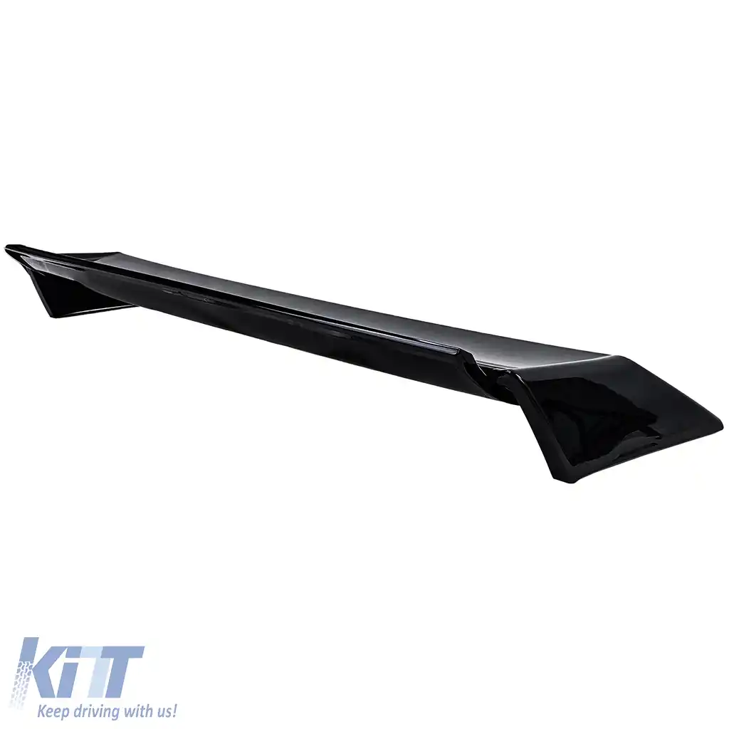 Spoiler spate aripă Evo look negru lucios fabricat din ABS, potrivit pentru Seria 3 BMW E30-image-6205488