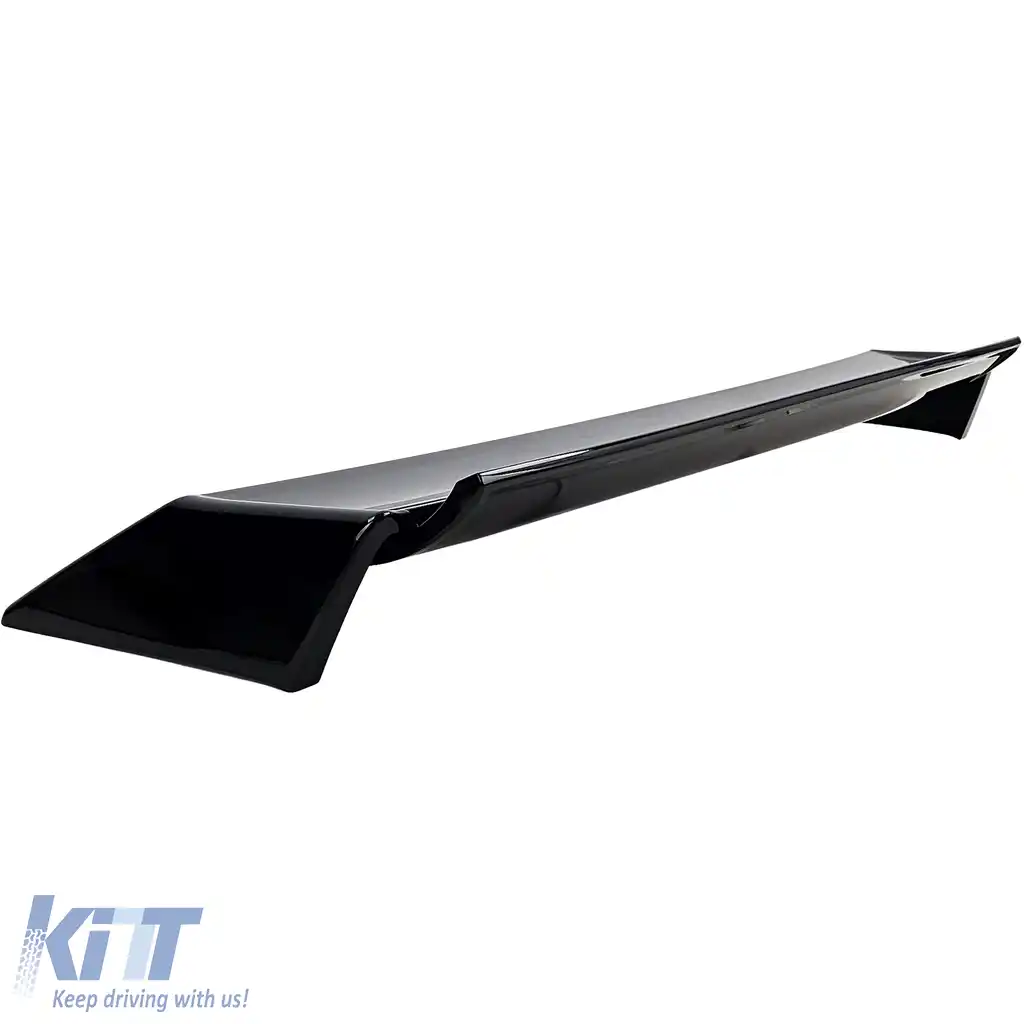 Spoiler spate aripă Evo look negru lucios fabricat din ABS, potrivit pentru Seria 3 BMW E30-image-6205489