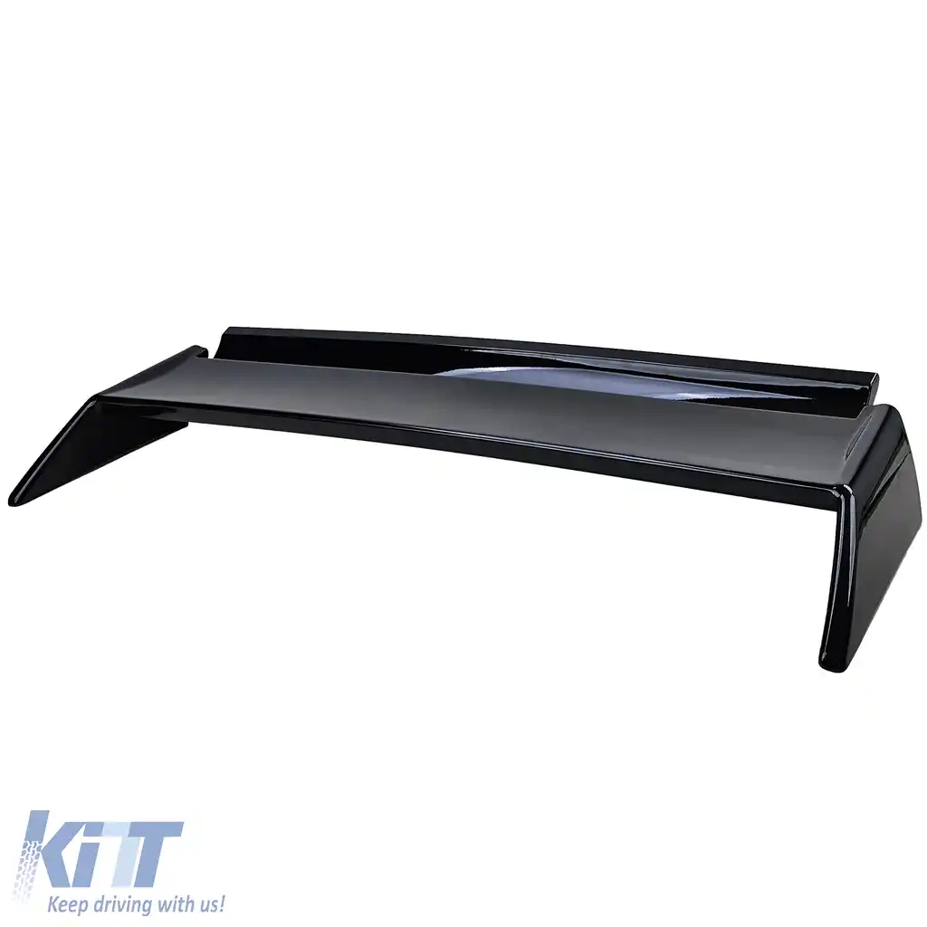 Spoiler spate aripă Evo look negru lucios fabricat din ABS, potrivit pentru Seria 3 BMW E30-image-6205490