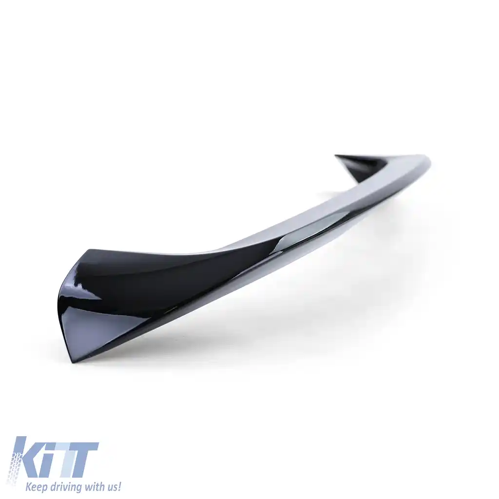 Spoiler spate de acoperiș cu aspect sport, lucios, negru, potrivit pentru BMW Seria 1 F20 F21 din 15-image-6191349
