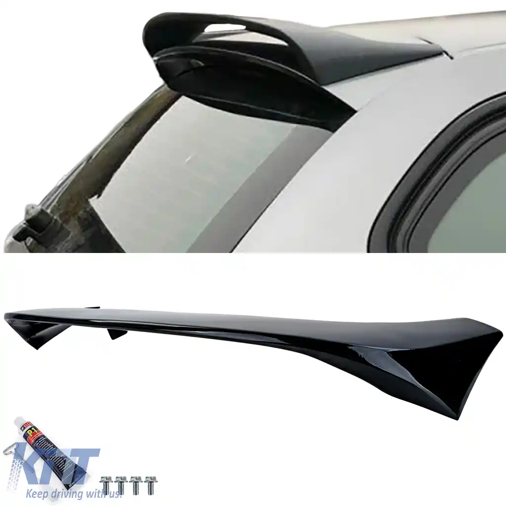 Spoiler spate de acoperiș performanță negru lucios pentru BMW Seria 3 E91 Touring 2005-2012