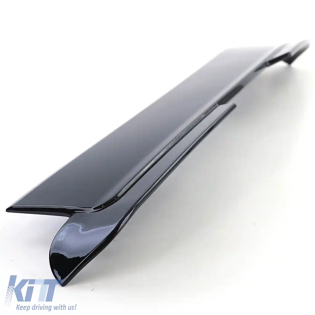 Spoiler spate de acoperiș performanță negru lucios potrivit pentru Seat Ibiza 6J 6P 5-Uși 08-17-image-6202013