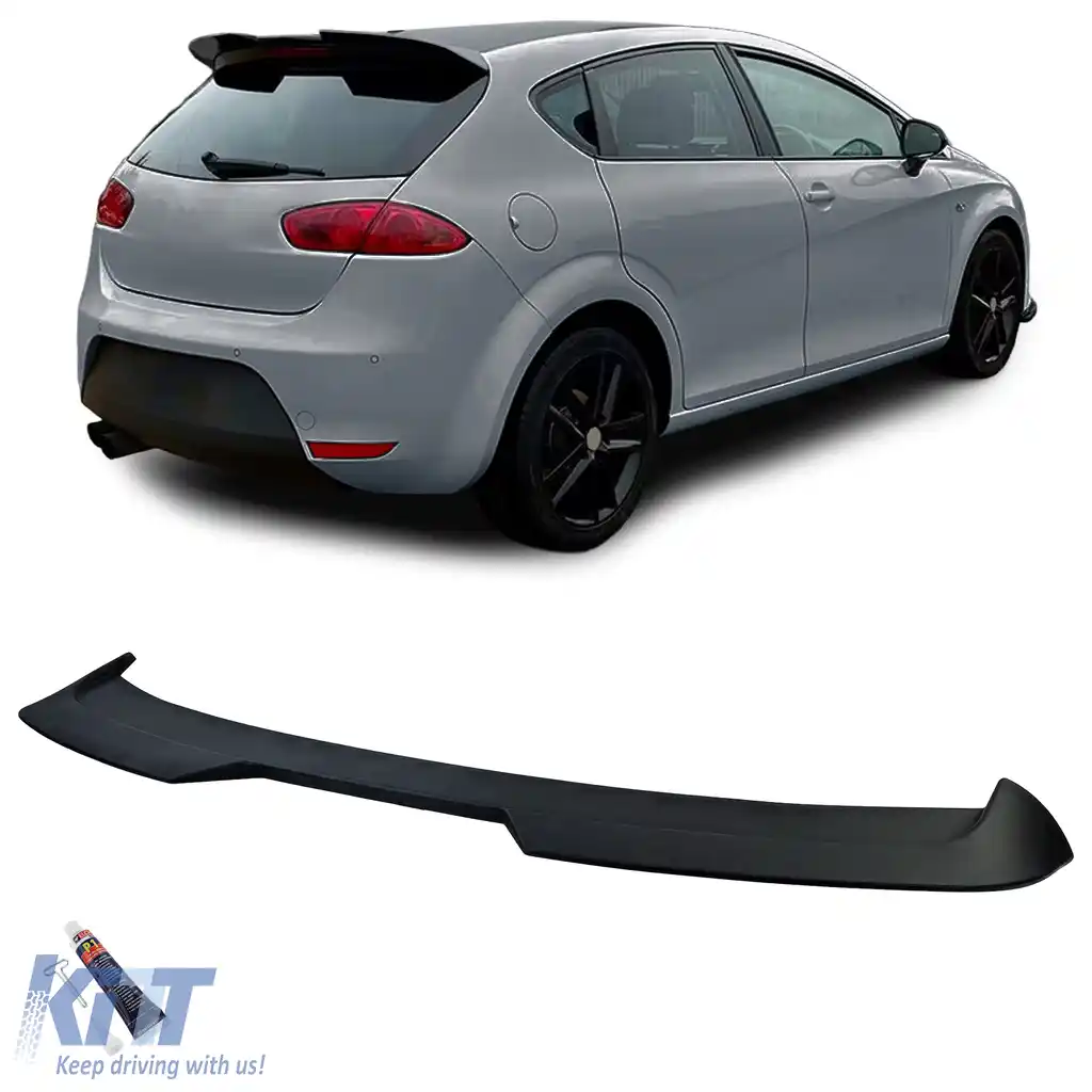 Spoiler spate de acoperiș tip racing se potrivește pentru Seat Leon 1P Facelift 2009-2012