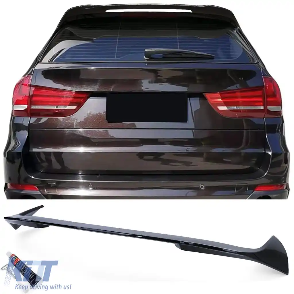 Spoiler spate de acoperiș versiune sport negru lucios, potrivit pentru BMW X5 F15 13-18