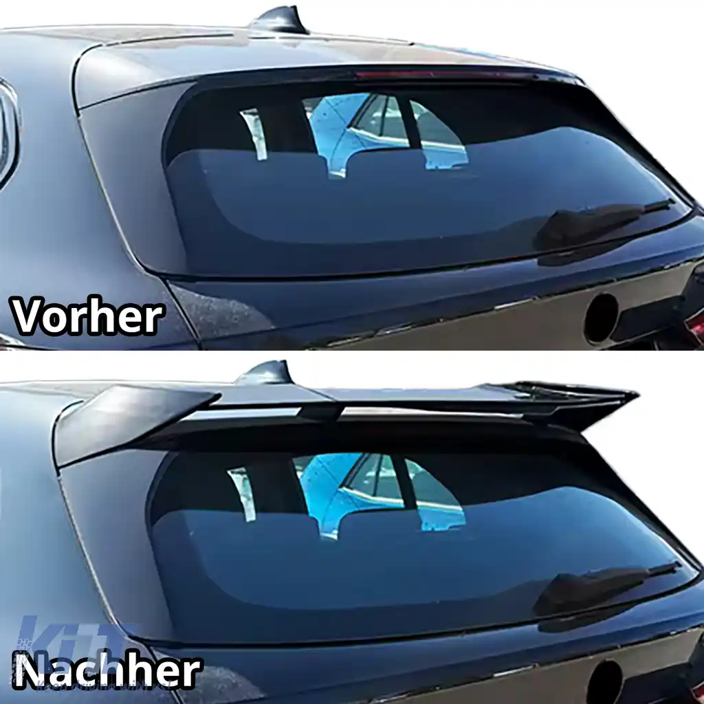 Spoiler spate de performanță pentru acoperiș, realizat din ABS, potrivit pentru BMW Seria 1 F40 din 2019-image-6194377