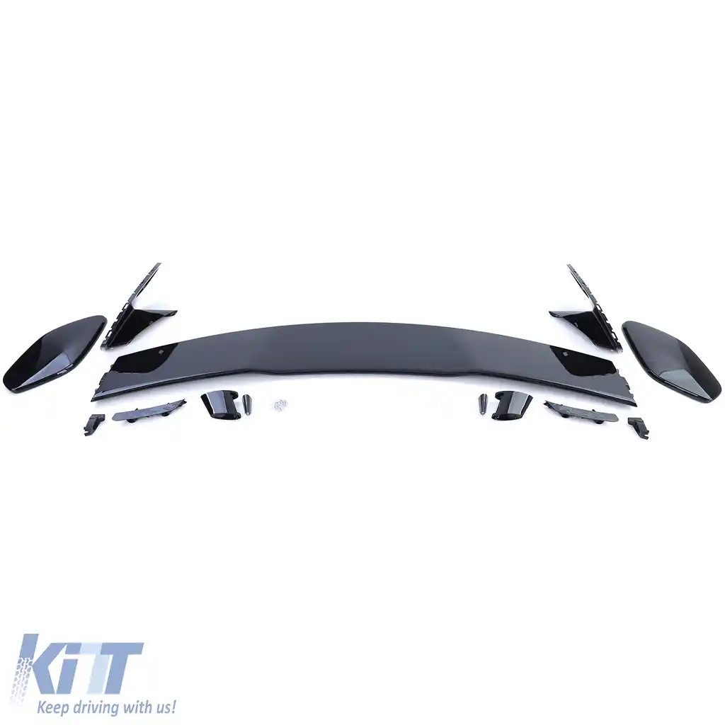 Spoiler spate de plafon aspect sport negru lucios pentru Mercedes A-Class W177 din 18-image-6197231