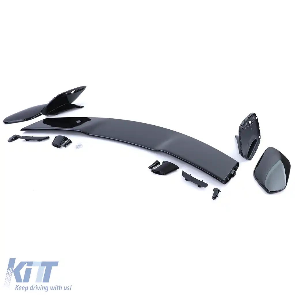 Spoiler spate de plafon aspect sport negru lucios pentru Mercedes A-Class W177 din 18-image-6197233