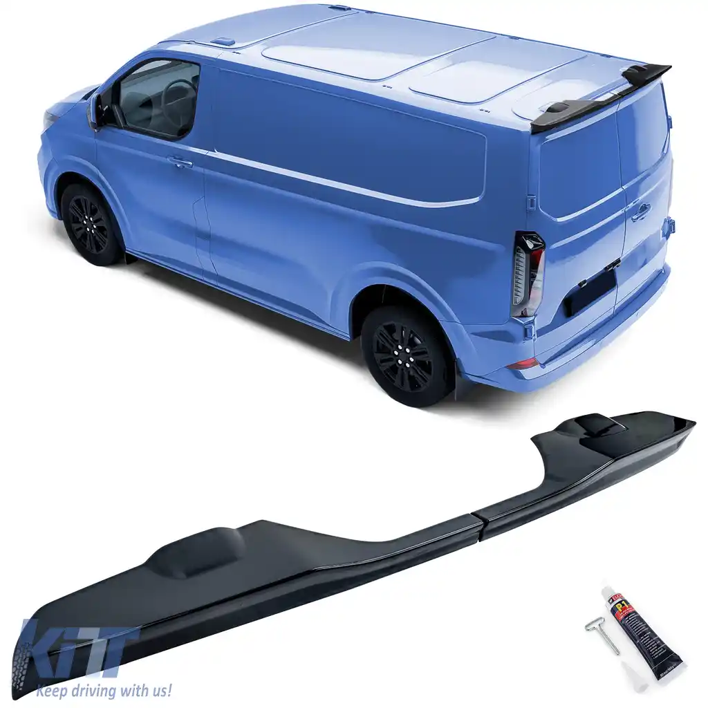 Spoiler spate de plafon negru, potrivit pentru Ford Tourneo Transit Custom cu uși spate din 23