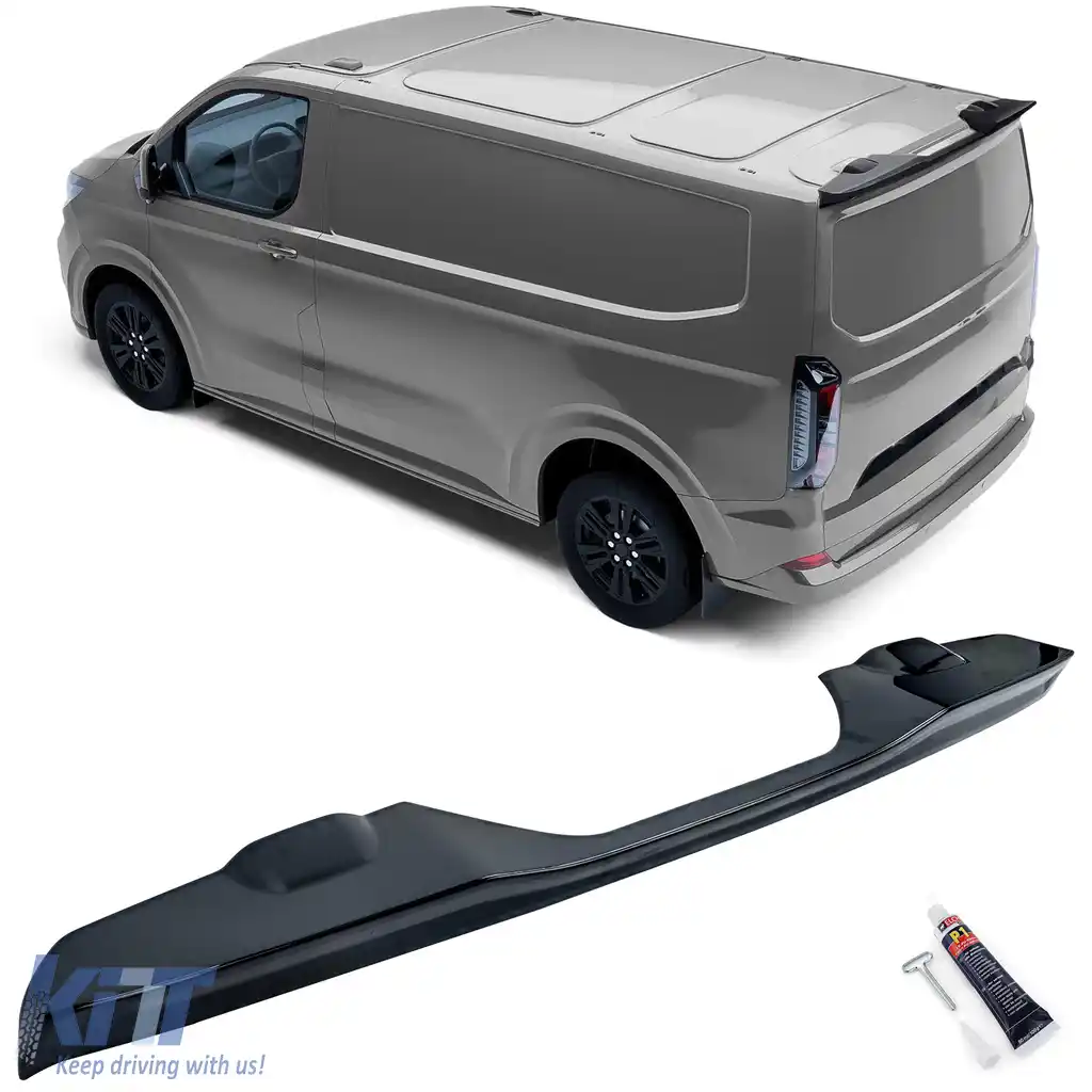 Spoiler spate de plafon negru, potrivit pentru Ford Tourneo Transit Custom cu hayon din 2023