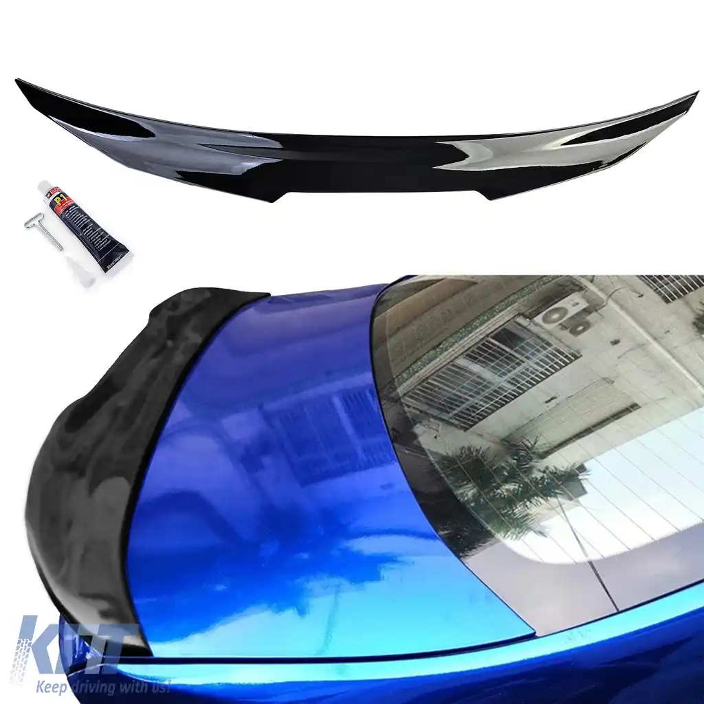 Spoiler spate ducktail negru lucios potrivit pentru sedanul BMW Seria 5 G30 16-20