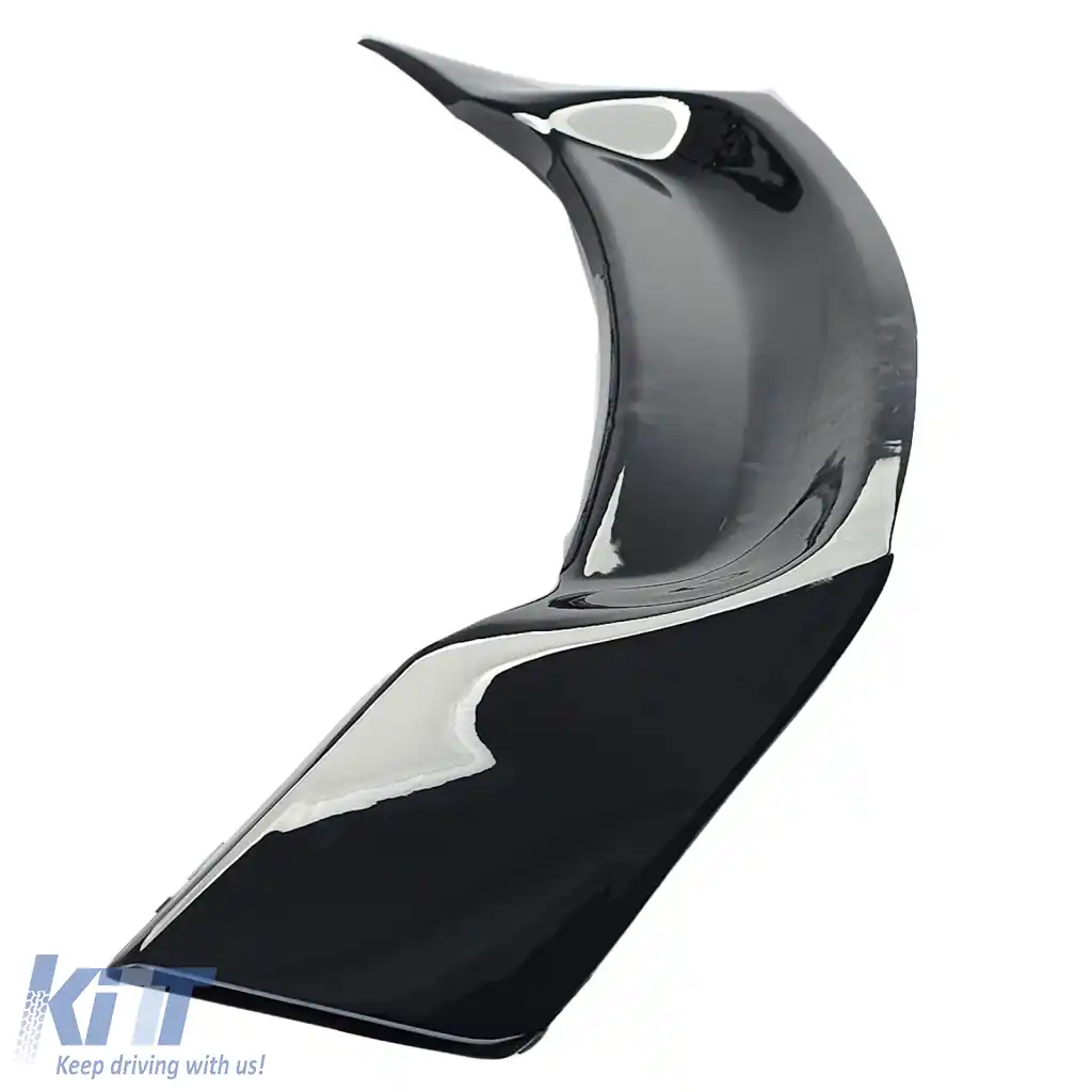 Spoiler spate Ducktail negru lucios potrivit pentru Audi A5 8T Coupe 8F Cabrio 07-16-image-6261692