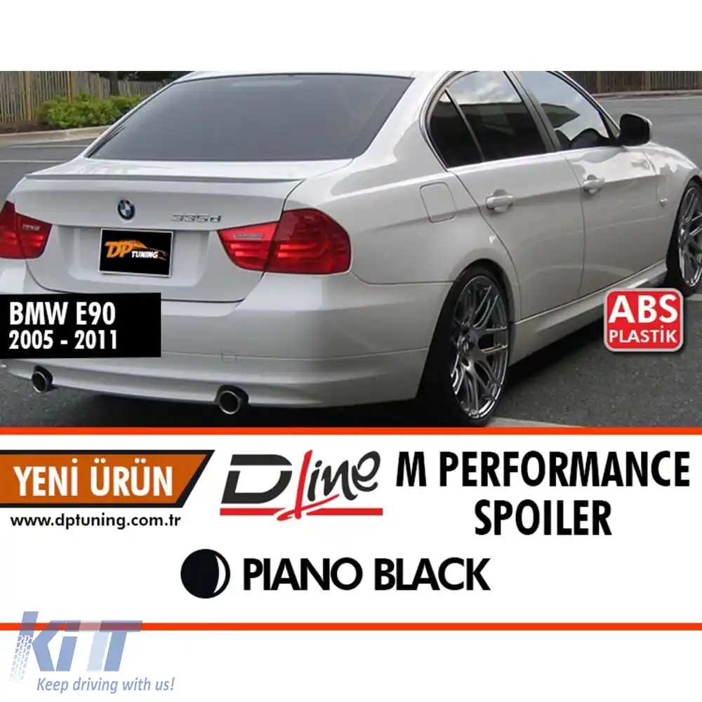 image-29-Spoiler spate E90 M Performance Design Design Style Piano Negru ABS / 2004-2011