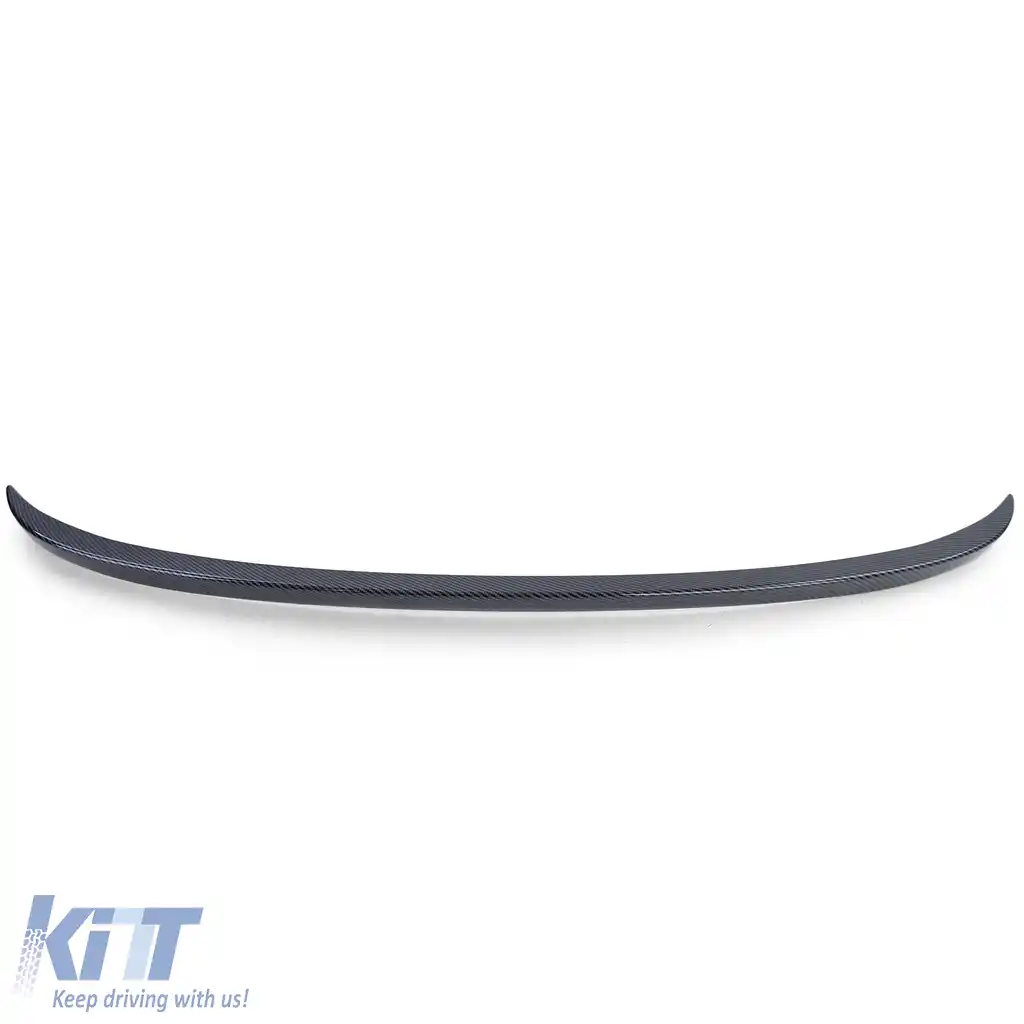 Spoiler spate lip Performance aspect carbon cu ABE, potrivit pentru BMW Seria 3 E90 2005-2011-image-6205226