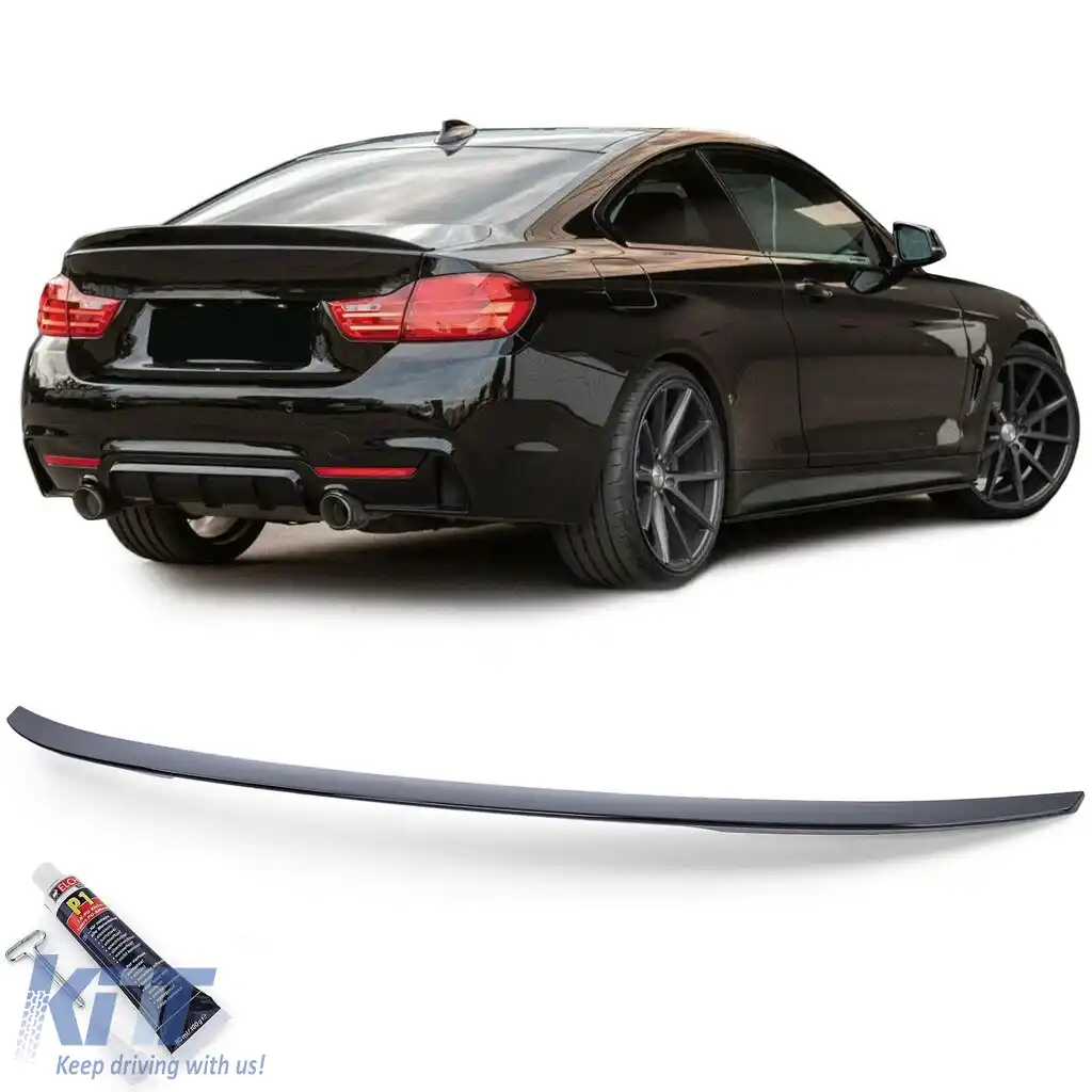 Spoiler Spate Lip Performance Gloss Black, potrivit pentru BMW F32 Coupe 4 Series 13-20 cu ABE