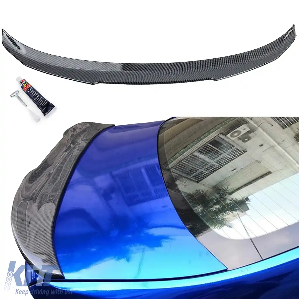 Spoiler spate look carbon performant, potrivit pentru sedanul BMW Seria 5 G30 din 2016