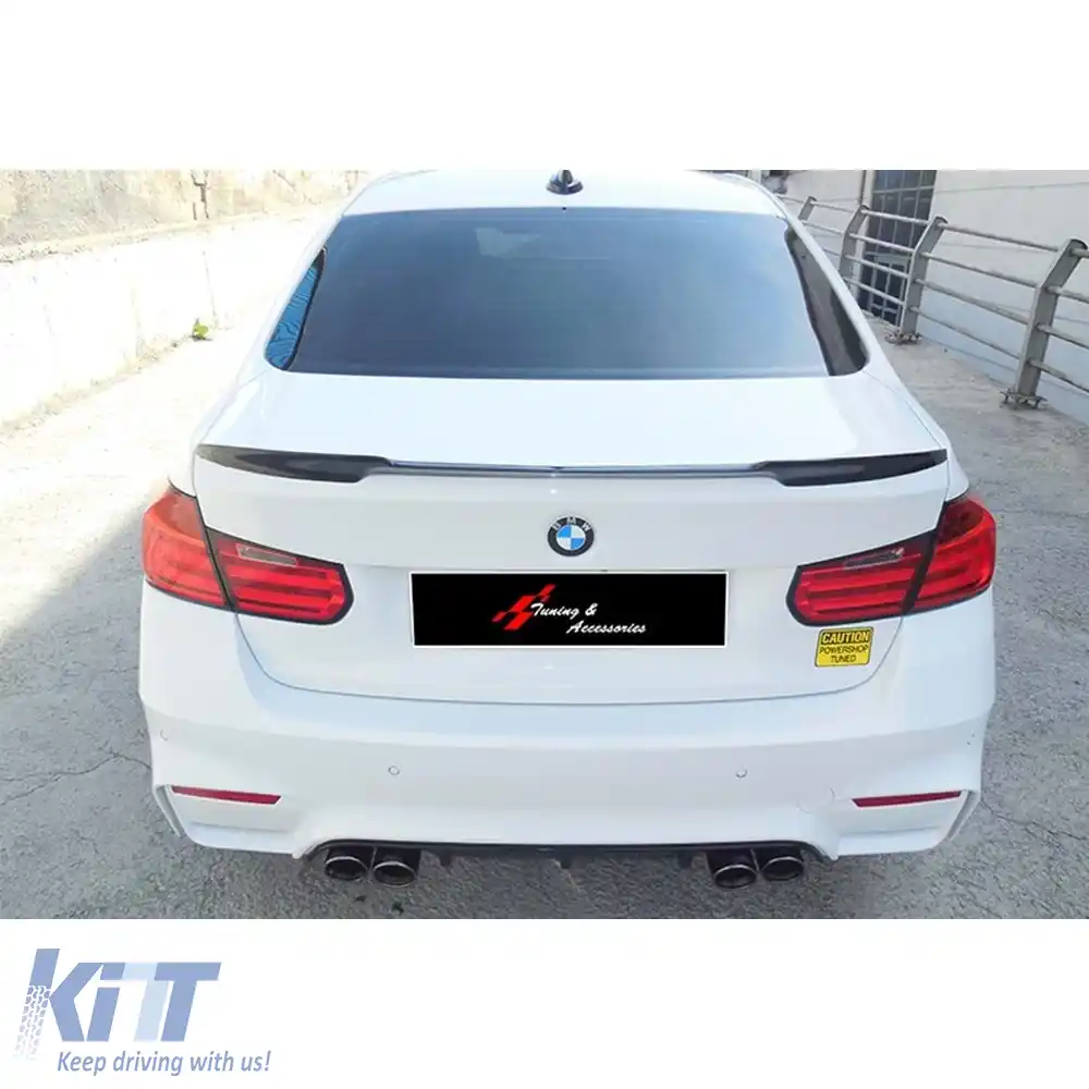 image-62-Spoiler spate M4 pentru F30 cu suprafață brută ABS / 2012-2018