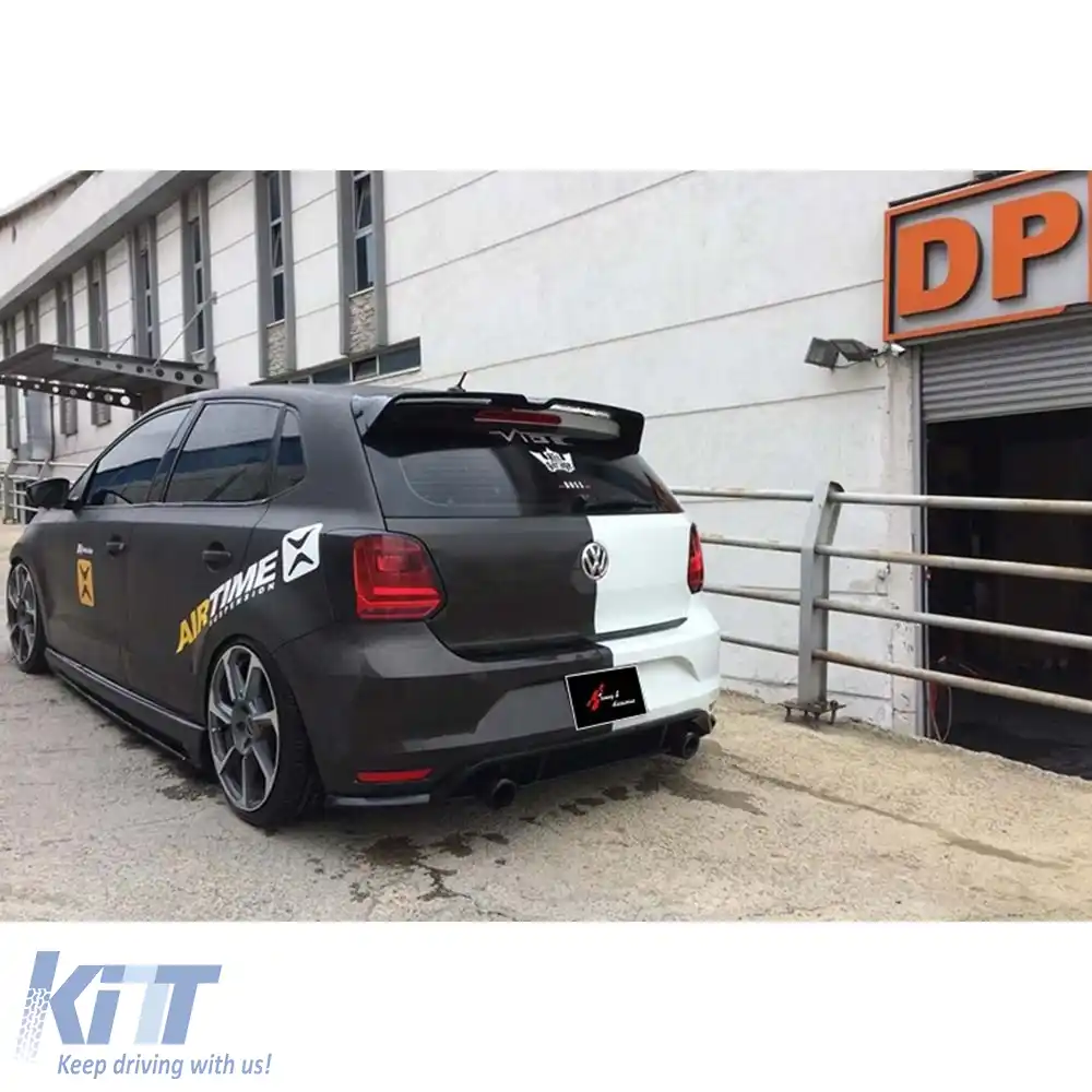 image-6-Spoiler spate Oettinger pentru Polo Mk5, suprafață brută, ABS / 2009-2017
