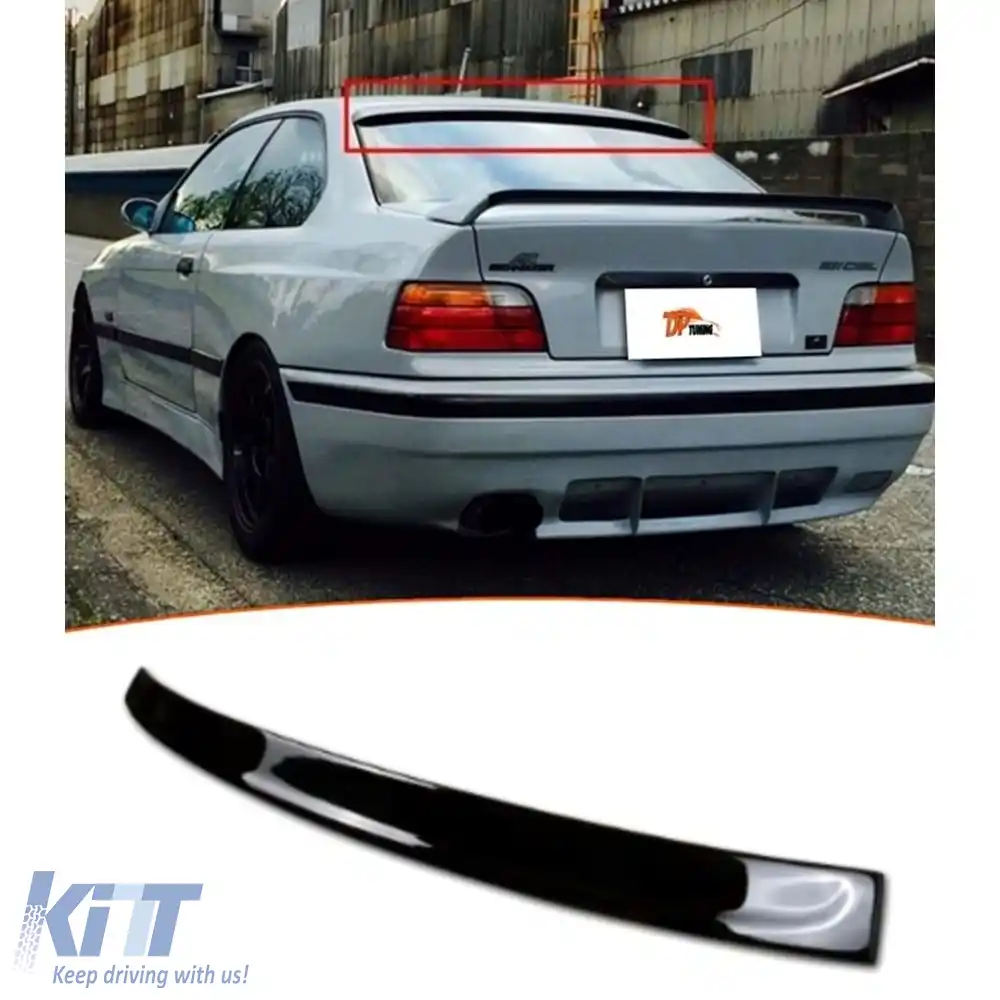image-25-Spoiler spate pentru acoperiș potrivit pentru E36 Coupe Negru Pian ABS / 1995 - 2003 (2 uși)