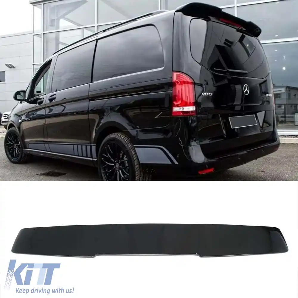 image-48-Spoiler spate pentru acoperiș potrivit pentru W447 Vito Sport Stry în negru lucios, ABS / 2016-2019