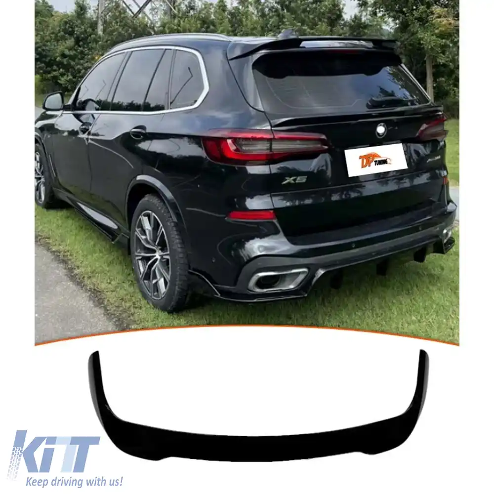 image-21-Spoiler spate pentru acoperiș X5 G05 din ABS negru lucios / 2018 - în sus