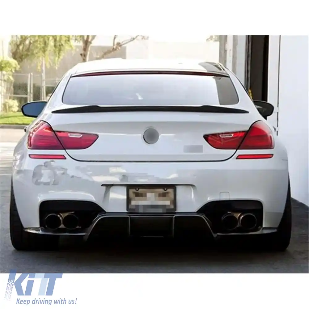 image-71-Spoiler spate pentru portbagaj F06 Grand Coupe stil M4 din ABS negru lucios / 2012-2018