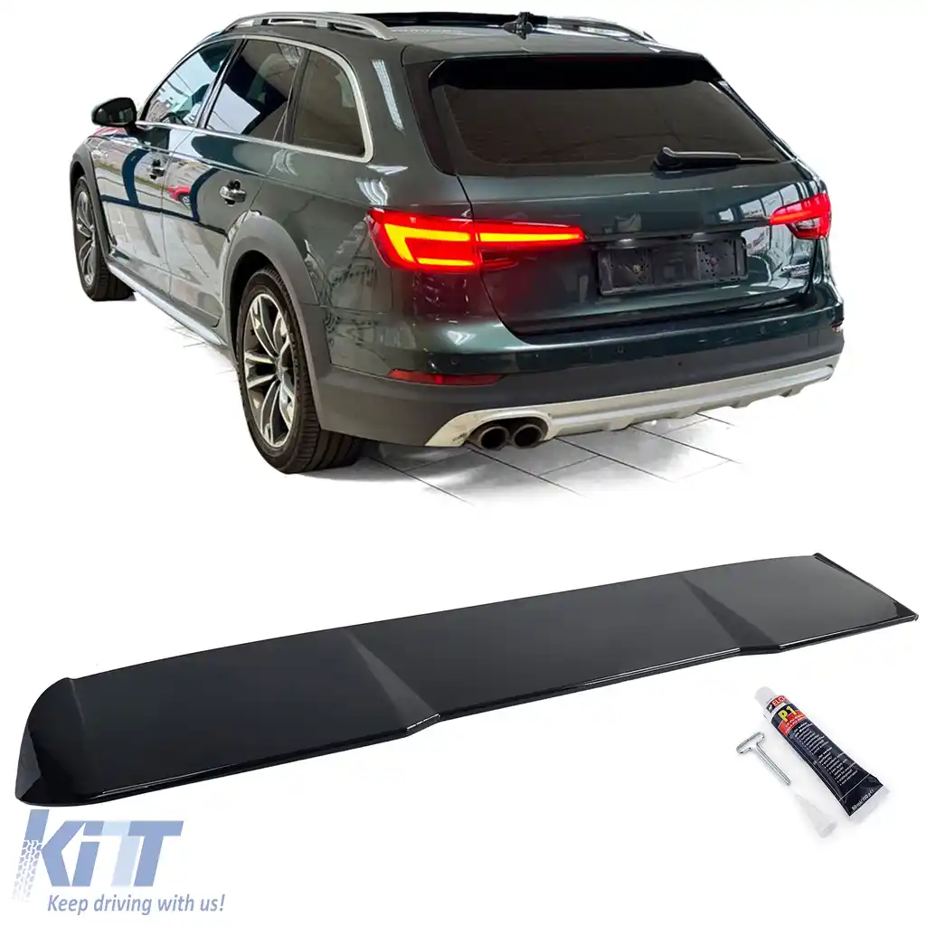 Spoiler spate Performance Black Gloss potrivit pentru Audi A4 B8 allroad 09-16