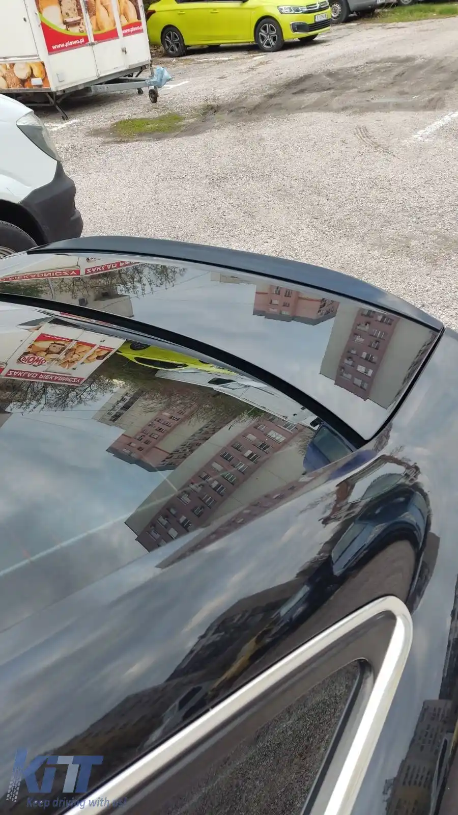 Spoiler spate potrivit pentru AUDI A6 C6 lac negru piano / 2004-2011-image-6260894