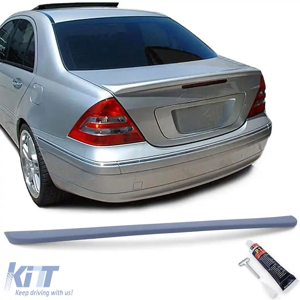 Spoiler spate sport cu ABE, potrivit pentru Mercedes C-Class W203 sedan 2000-2007