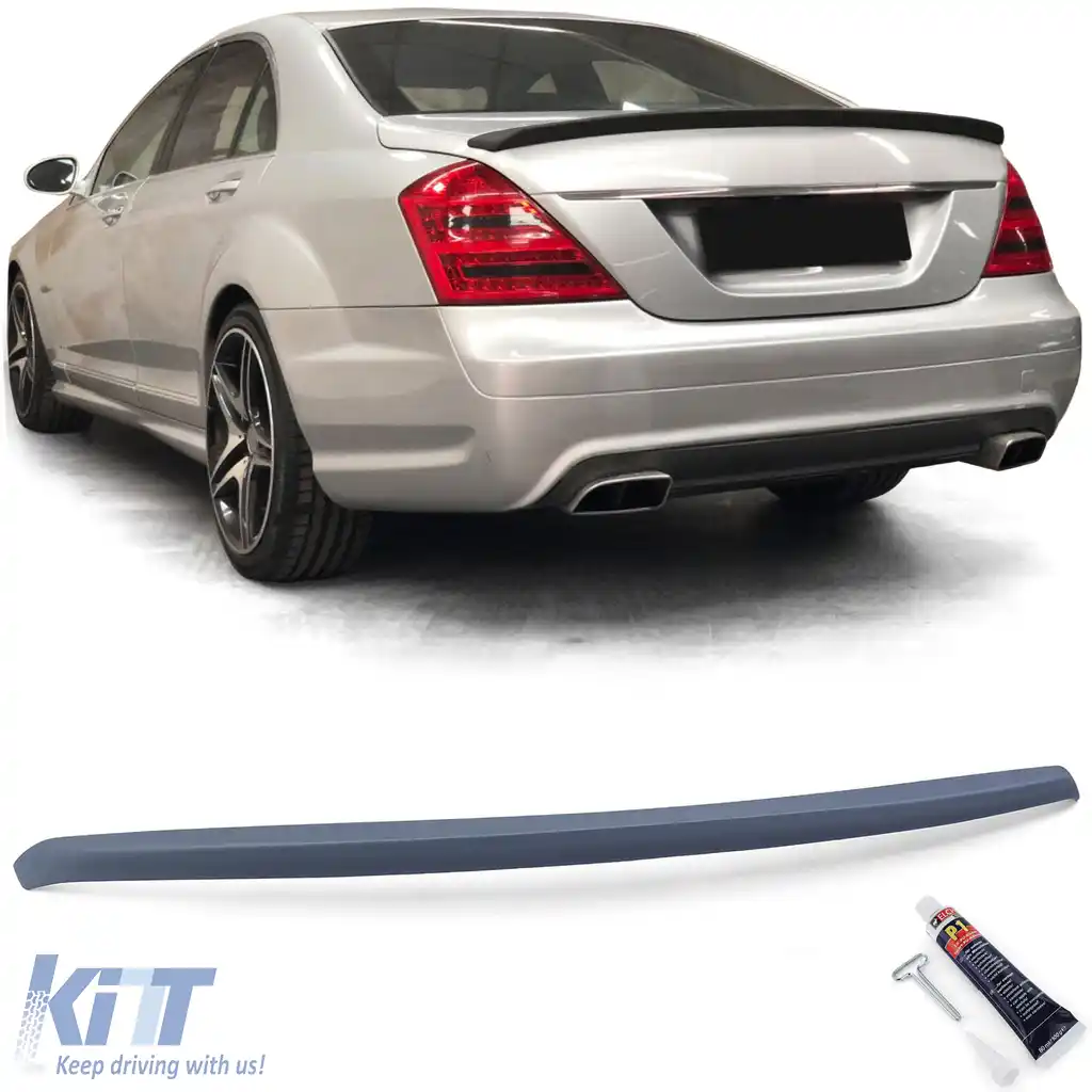 Spoiler spate sport cu ABE potrivit pentru Mercedes S-Class W221 2005-2013
