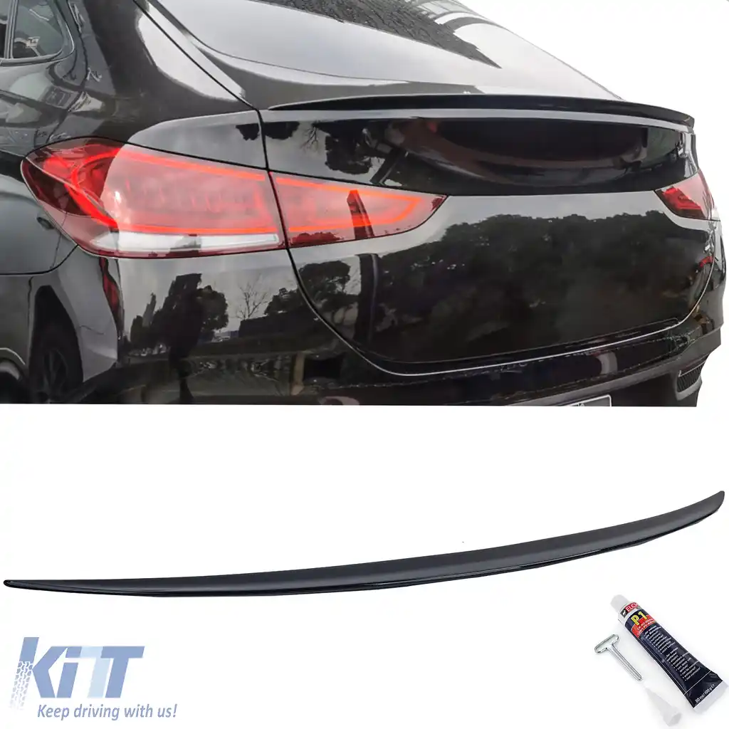 Spoiler spate sport cu margine lucioasă neagră, potrivit pentru Mercedes GLE Coupe C167 2019-2023