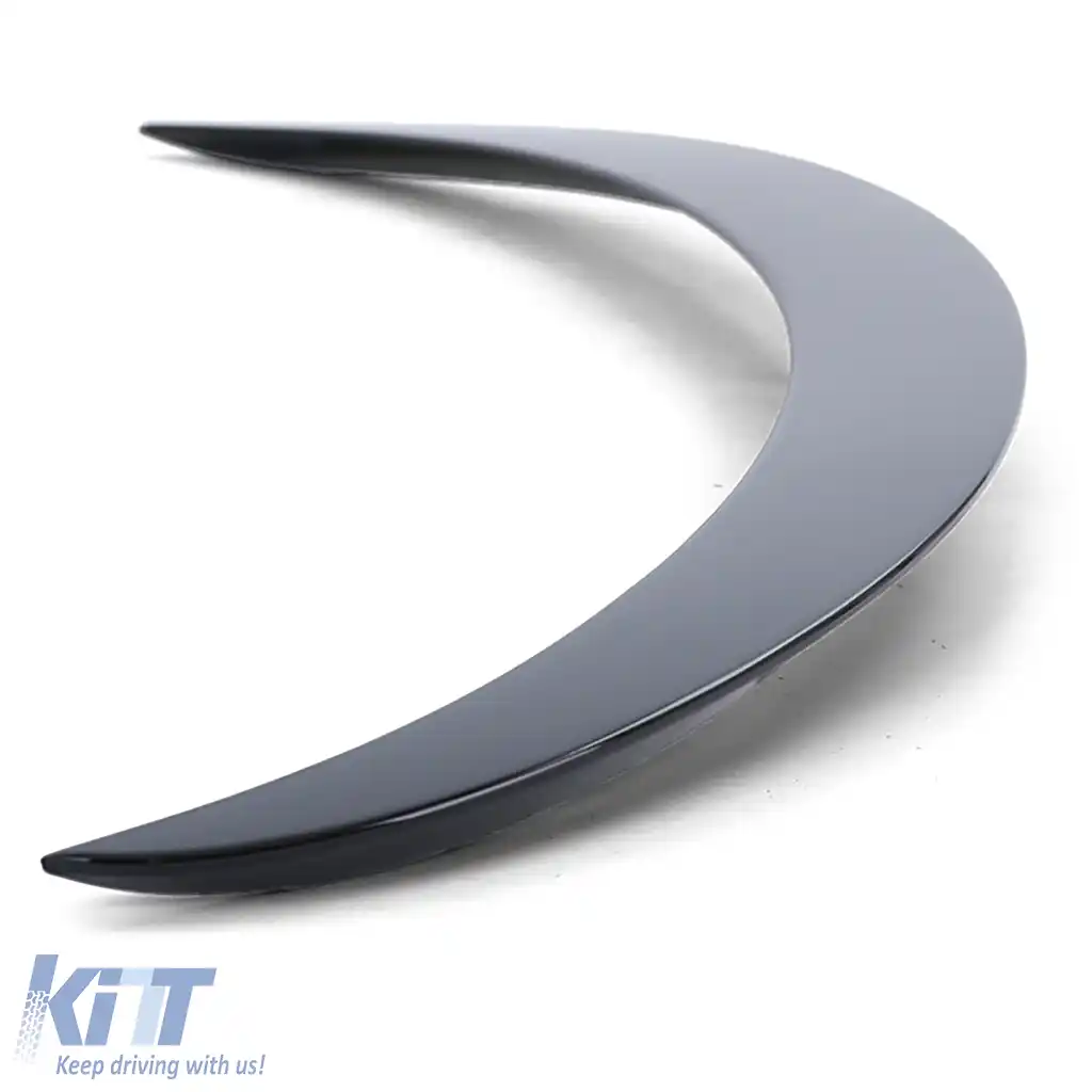 Spoiler Spate Sport Lip Negru Lucios cu ABE, potrivit pentru Mercedes CLA C117 2013-2019-image-6198145