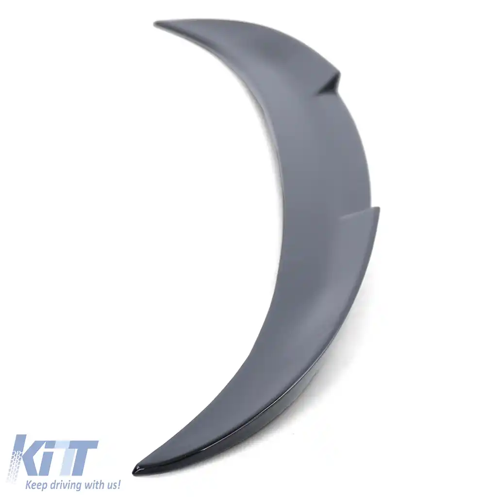 Spoiler Spate Sport Lip Negru Lucios cu ABE, potrivit pentru BMW Seria 3 F30 F80 M3 2011-2019-image-6202286
