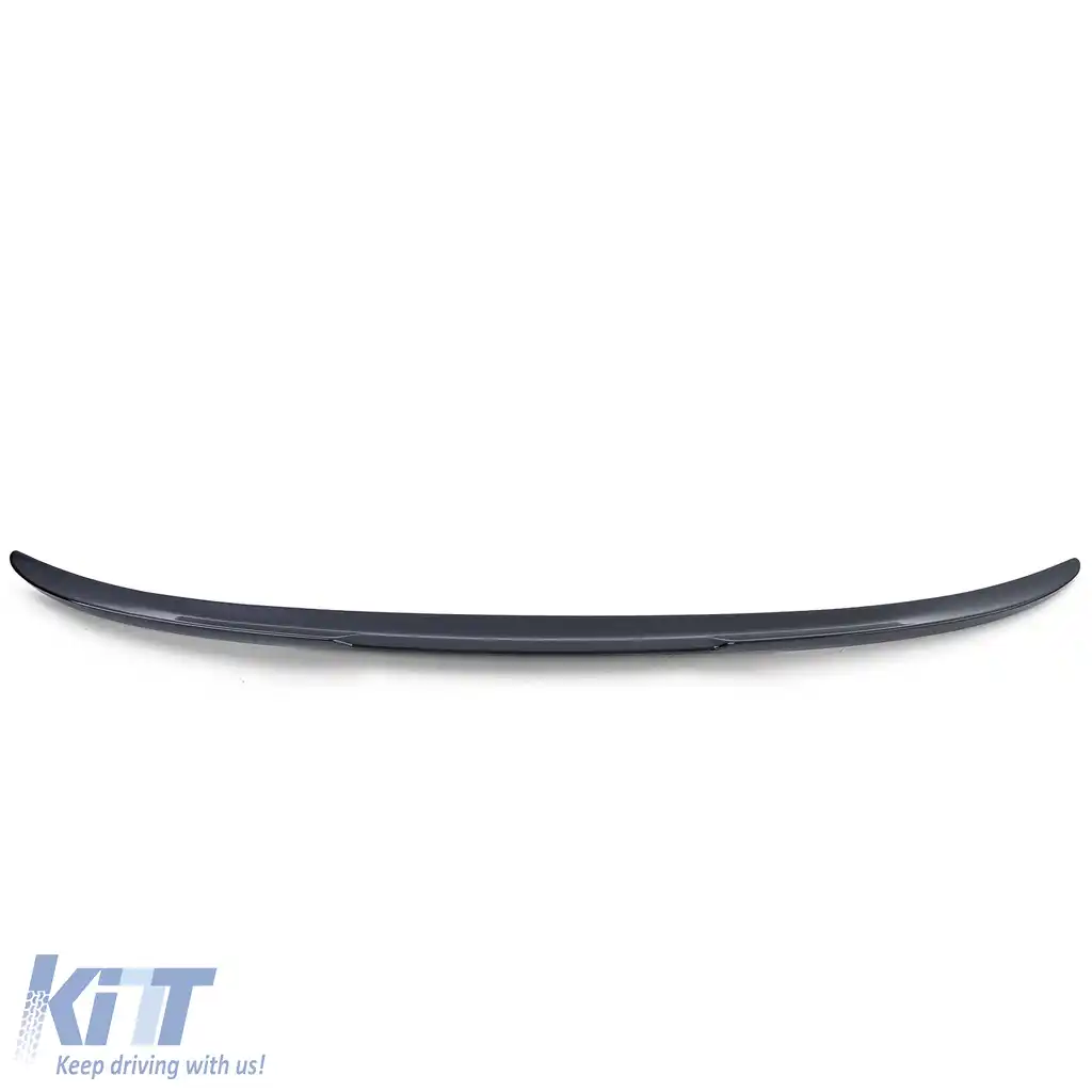 Spoiler Spate Sport Lip Negru Lucios cu ABE, potrivit pentru BMW Seria 3 F30 F80 M3 2011-2019-image-6202287