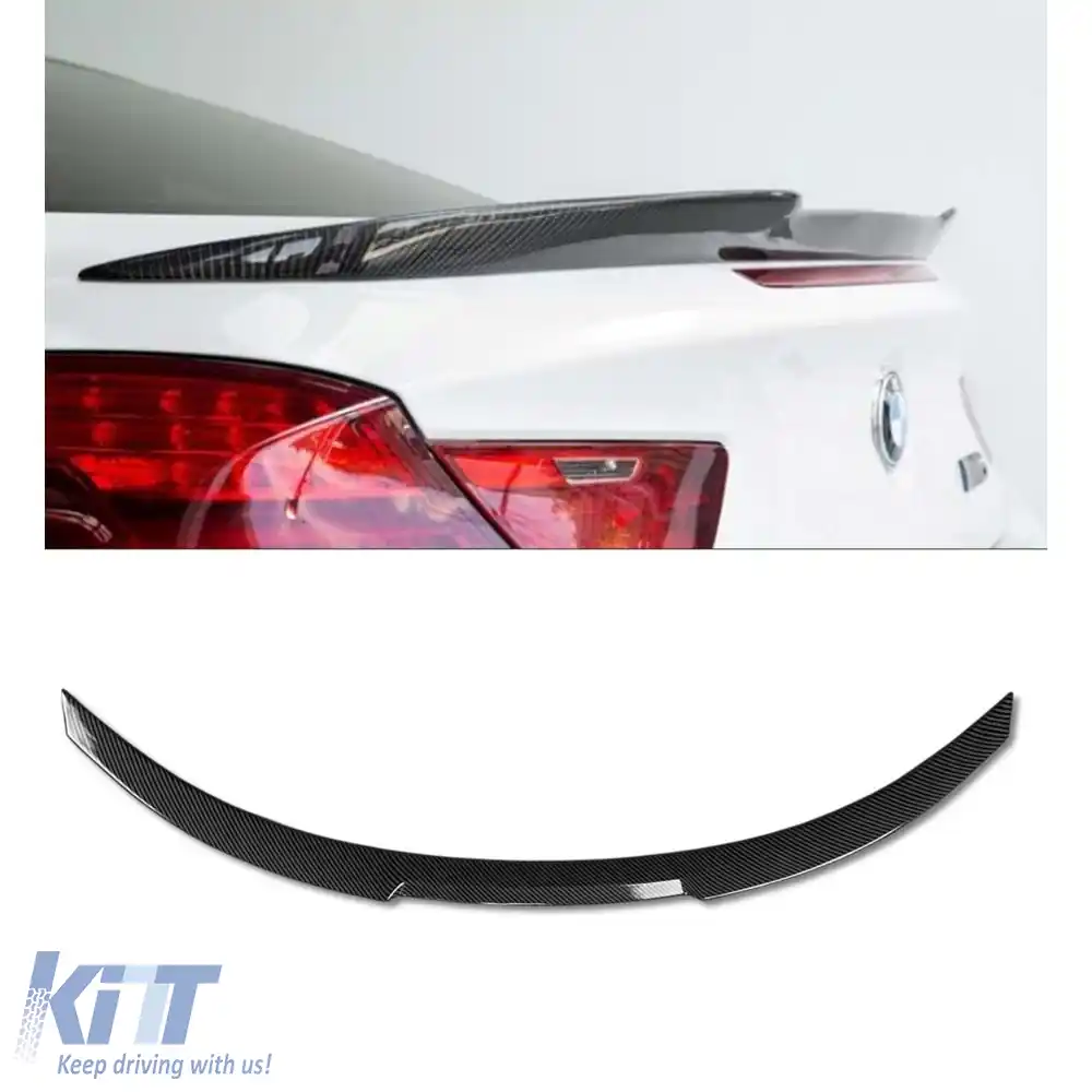 image-70-Spoiler spate stil F13 M4 negru lucios ABS / 2012-2018