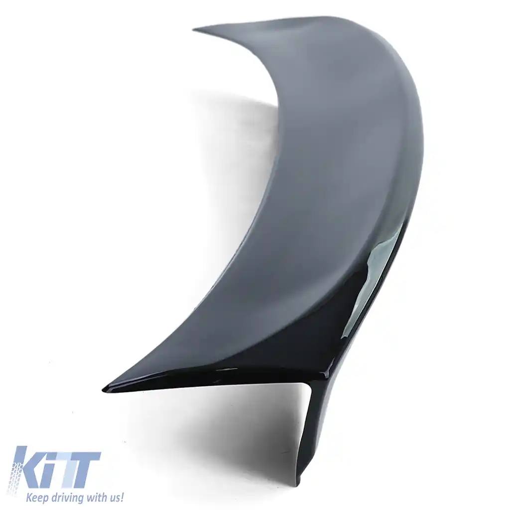 Spoiler spate tip ducktail negru lucios potrivit pentru BMW Seria 3 E46 Coupe 1999-2006-image-6210364