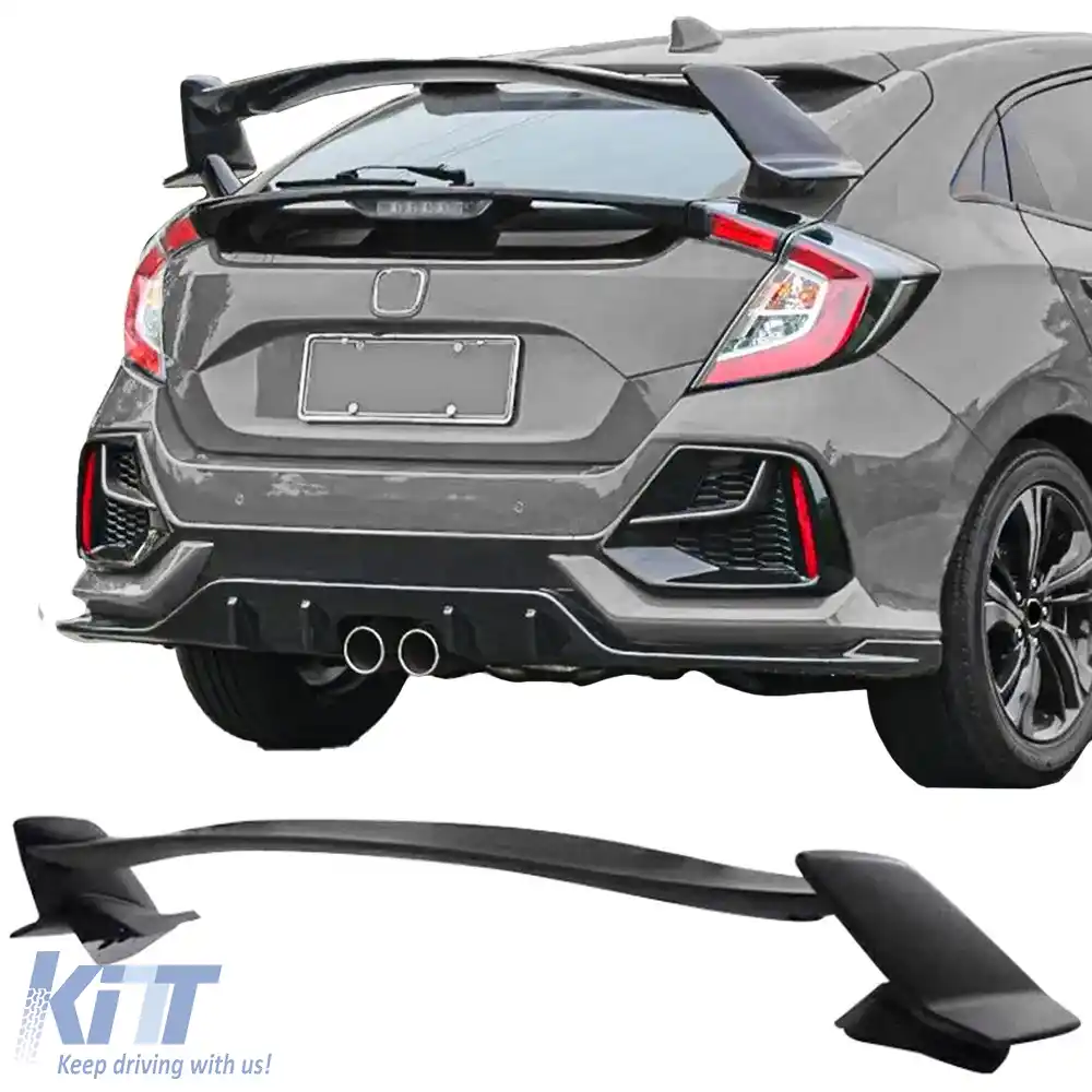 Spoiler spate TR Performance potrivit pentru Honda Civic hatchback 2016-2020