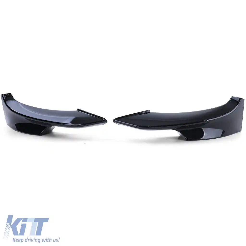 Spoiler splitter cu aripi frontale lucios negru, potrivit pentru BMW Seria 3 E92 E93 10-13-image-6202881