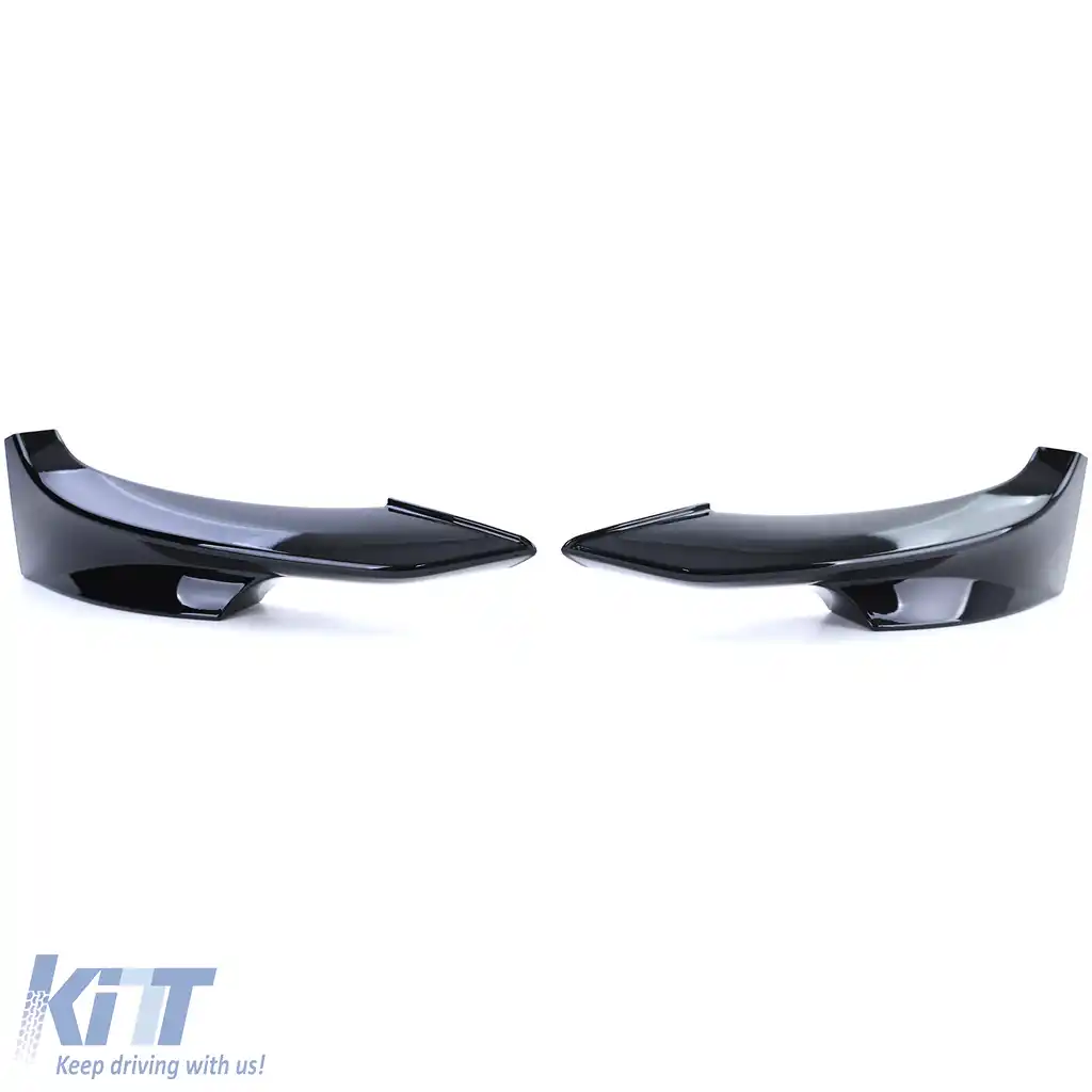 Spoiler splitter cu aripi frontale lucios negru, potrivit pentru BMW Seria 3 E92 E93 10-13-image-6202885