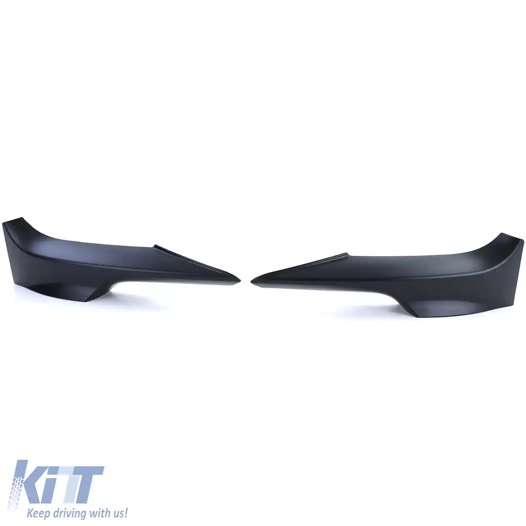 Spoiler splitter cu aripi frontale, negru mat, potrivit pentru BMW Seria 3 E92 E93 06-10-image-6206379