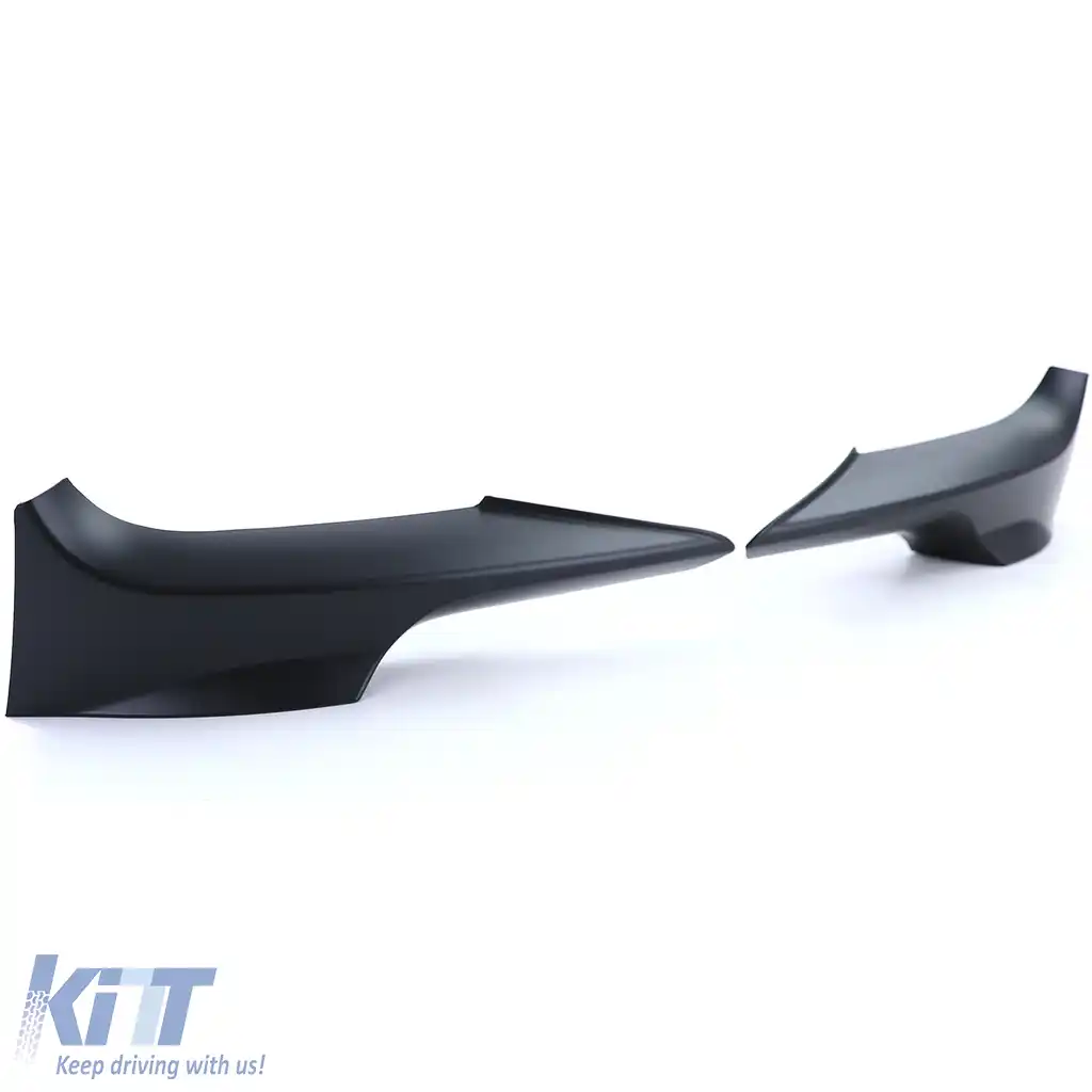 Spoiler splitter cu aripi frontale, negru mat, potrivit pentru BMW Seria 3 E92 E93 06-10-image-6206380