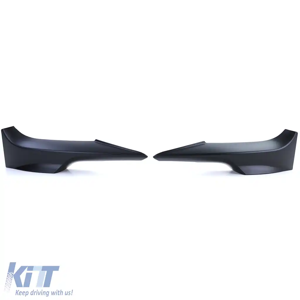 Spoiler splitter cu aripi frontale, negru mat, potrivit pentru BMW Seria 3 E92 E93 06-10-image-6206383