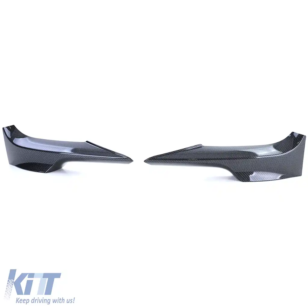 Spoiler splitter cu aspect din carbon pentru fantele frontale, potrivit pentru BMW Seria 3 E92 E93 2006-2010-image-6206387